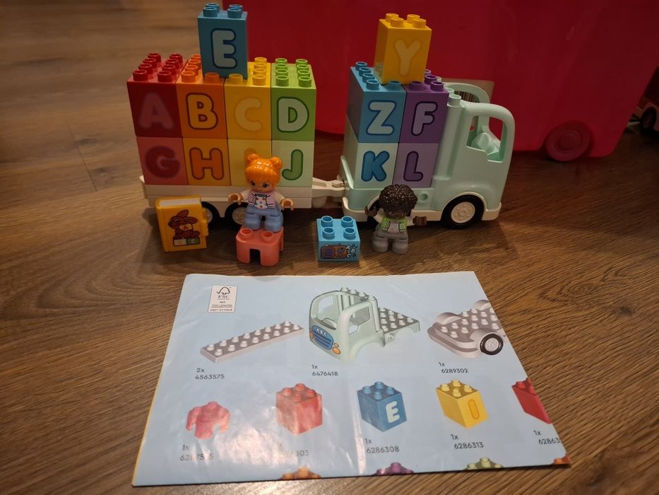 Lego Duplo 10421 Ciężarówką z alfabetem