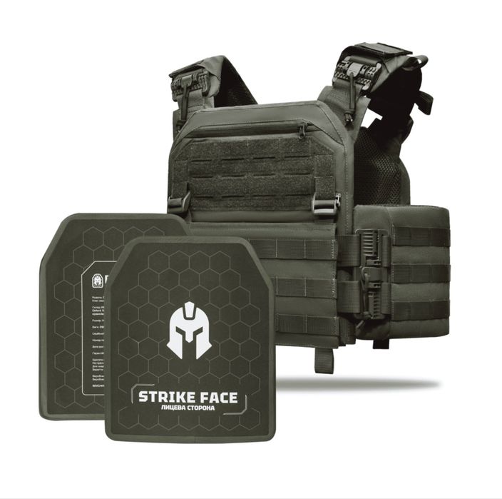 Бронежилет 7 кг керамічні плити 6клас захисту ДСТУ + підсумки під АК