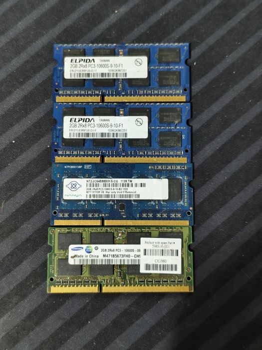 Memórias DDR 3 .