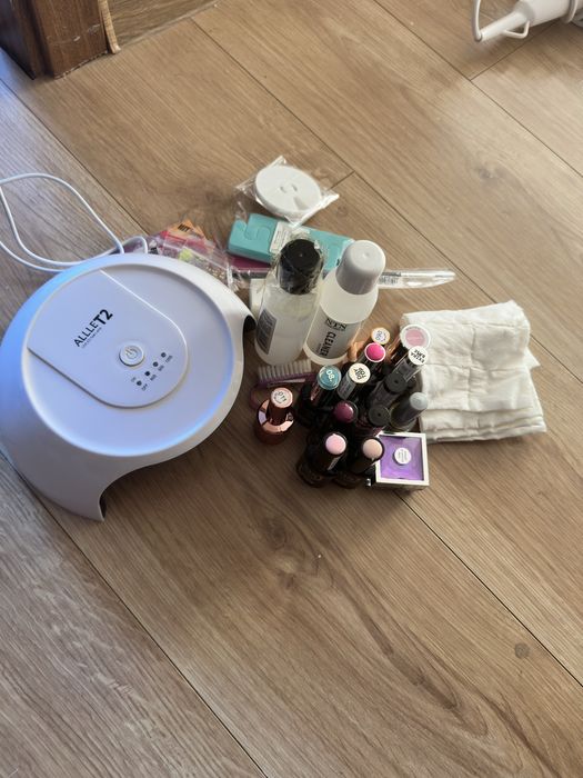 ały super zestaw do manicure hybrydowego i żelowego
