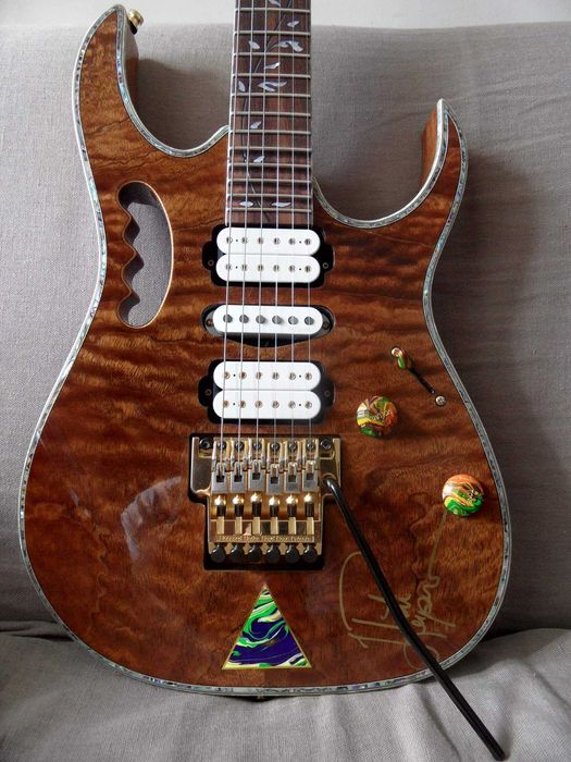 Strat knobs guitarra Neon e Swirl (pintados como os antigos da Ibanez)