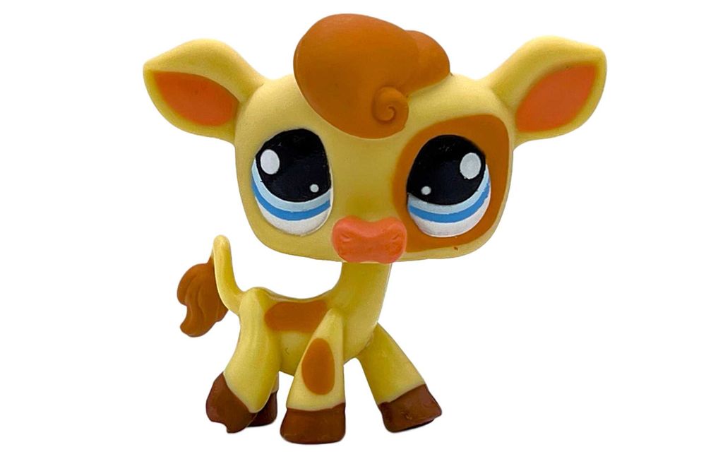 Littlest Pet Shop Cow Vaca Castanha #970 Hasbro