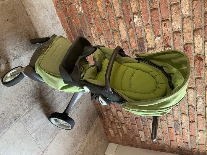 wózek Stokke Xplory ( gondola, spacerówka) + gratisy Maxi Coss