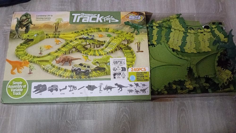 Track dinozaur elastyczny tor samochodowy jak nowy