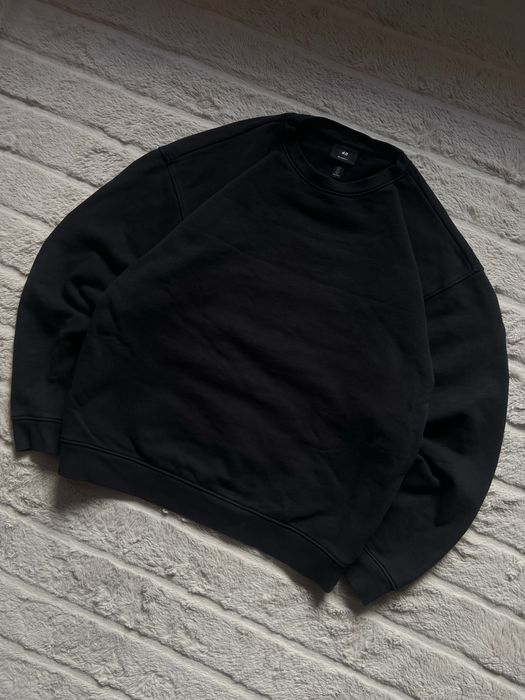 H&M (M) Relaxed Fit Black Man чоловічий світшот чорний плотний оригіна