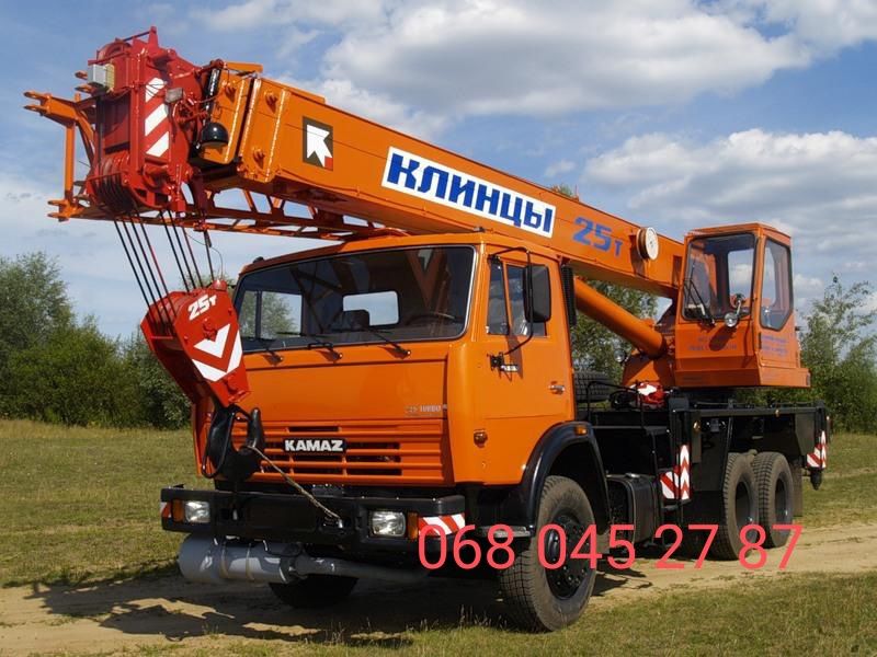 Послуги,Оренда Автокрана 25 тонн,22-28 м стріла