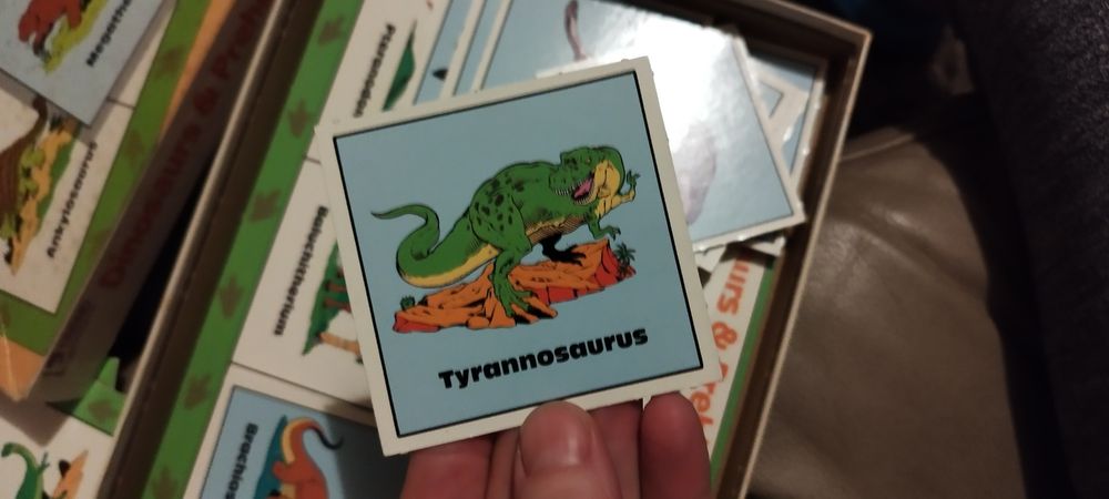 Dinozaury w języku angielskim gra