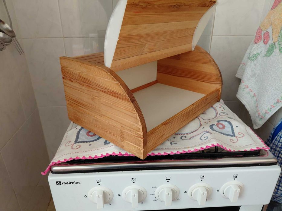 Caixa para Pão em Bambu