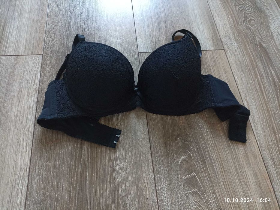 Biustonosz stanik czarny 75b