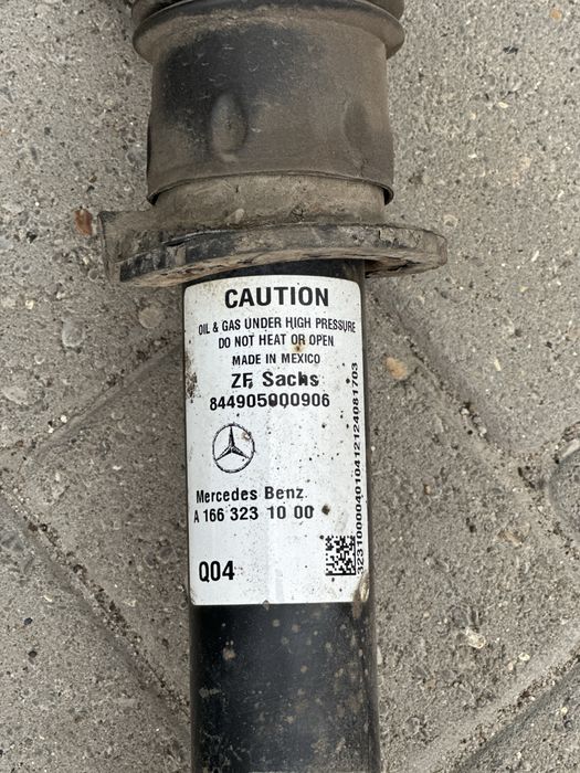 Амортизатори передні Mercedes-Benz ML/GLE w166 Оригінал Sachs