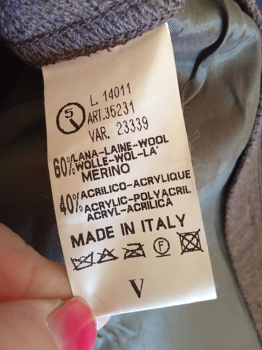 Colete pele/lã  Il Granchio Knitwear