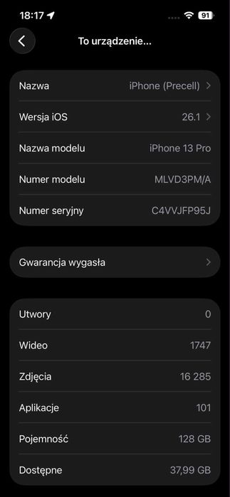 Iphone 13 Pro Niebieski