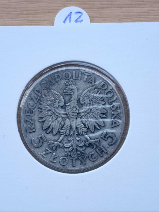 Moneta głowa kobiety 1933 Monety z 2RP nr.12