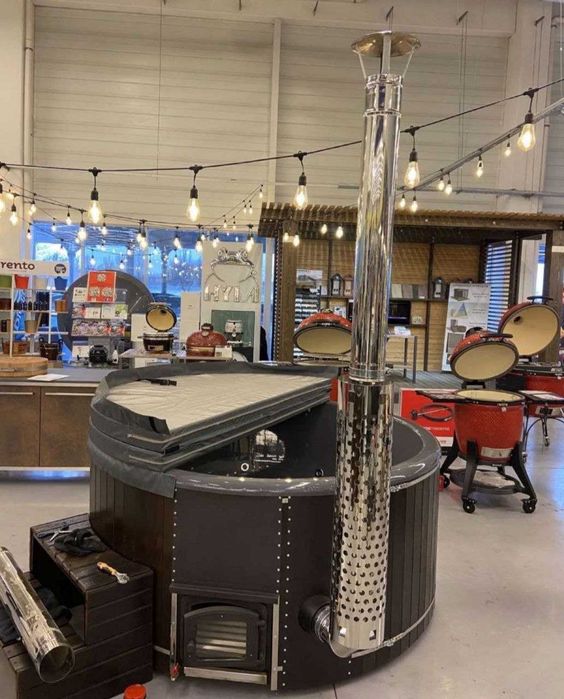 Чан на дрова Мобільний чан Купіль з підігрівом Басейн баня сауна