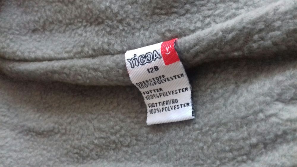 Ocieplany bezrękawnik YiGGA 128