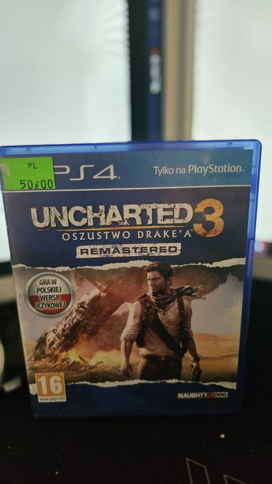Uncharted 3 oszustwo drake'a remastered ps4 polska wersja super stan bez rys