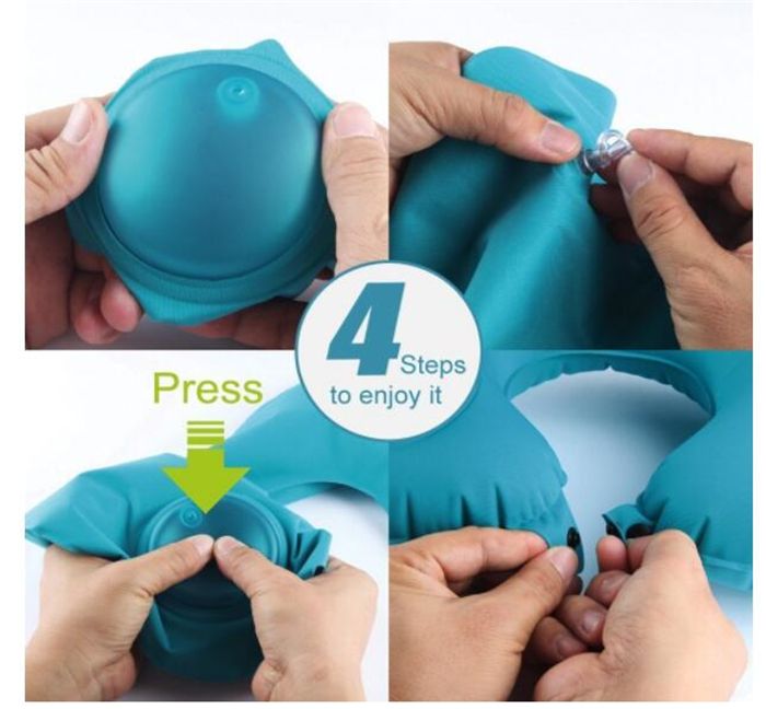 okazja PODUSZKA podróżna ROGAL z WBUDOWANĄ POMPKĄ super cena