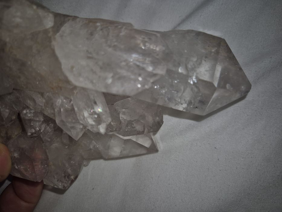 Cluster de Quartzo Cristal Natural 500g – Peça de Coleção / Decoração