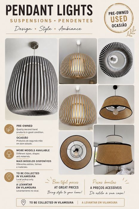 Candeeiros // Ceiling LIGHTS