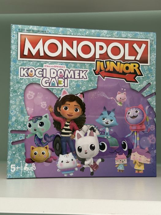 Gra Monopoly Junior Koci Domek Gabby
