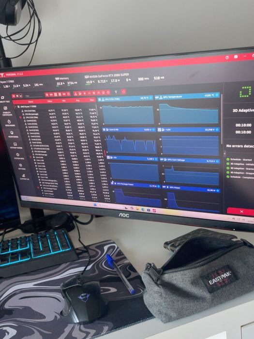 Setup Gaming Completo Ryzen 7 3700X + RTX 2060 SUPER + Monitor AOC + Razer