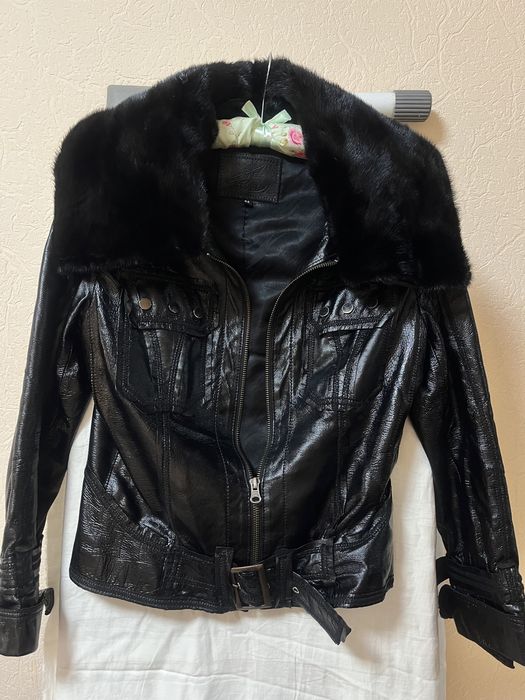 куртка кожаная