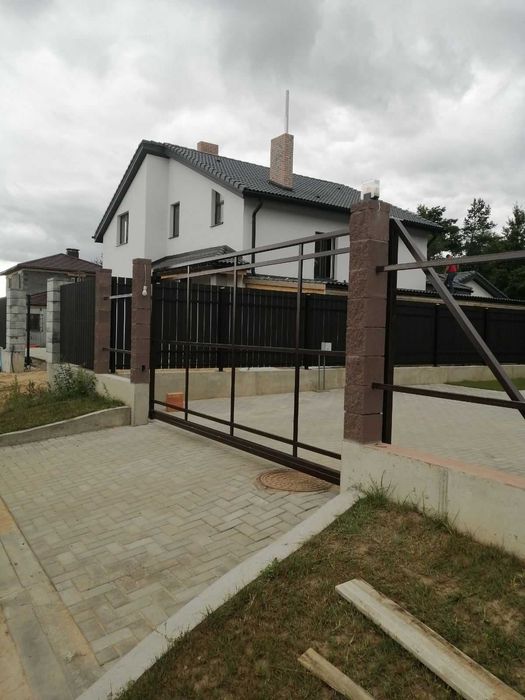 Откатные ворота с калиткой, Відкатні/Розсувні/Откатные, Автоматичні