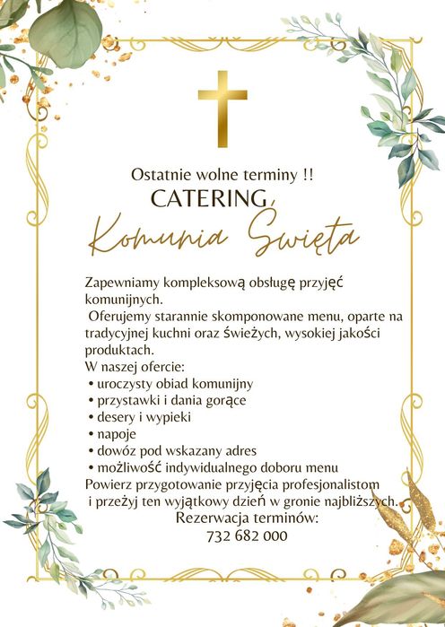 Catering Komunia Święta