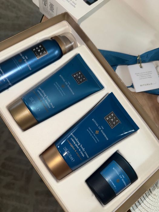 Rituals zestaw świeczka pianka krem peeling