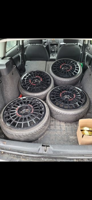 Felgi Compomotive th2 17 7.5j i 8.5j 5x114.3 4x100 golf 2 3 e30 bmw subaru lancer honda