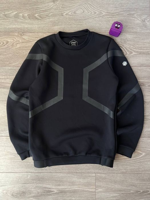 Sportowa Męska Wygodna Bluza Asics Hexagon  Crew Top MotionDry