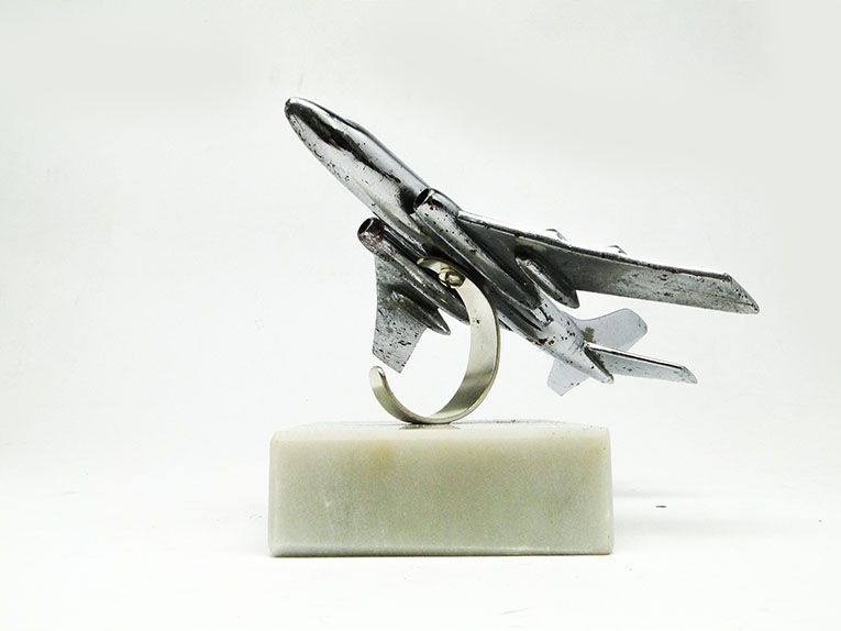 F7B Postument na biurko ART DECO samolot