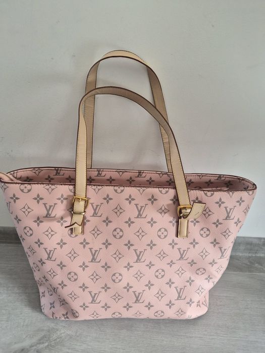 Louis Vuitton rozowa klasyczna shopperka
