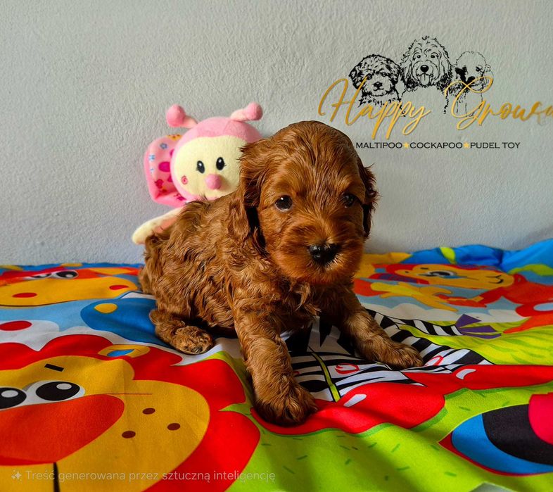 Cockapoo F1b red  idealny pies rodzinny