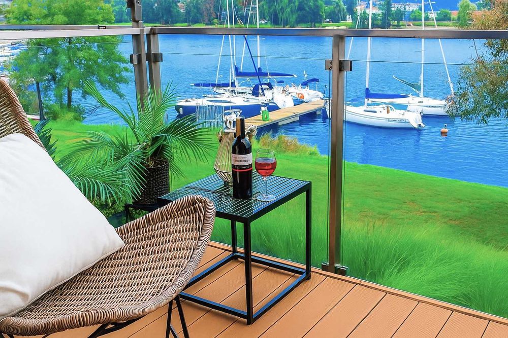 MARINA RELAX - widok na jezioro, Mazury, nocleg, garaż, Netflix, fvat
