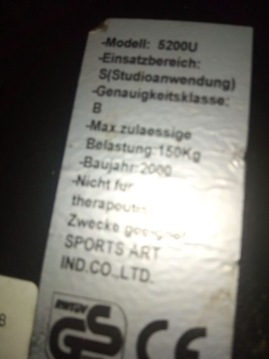 Rower stacjonarny Sports Art typ 5200U