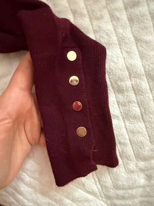 Burgundowy Golf Zara roz. S