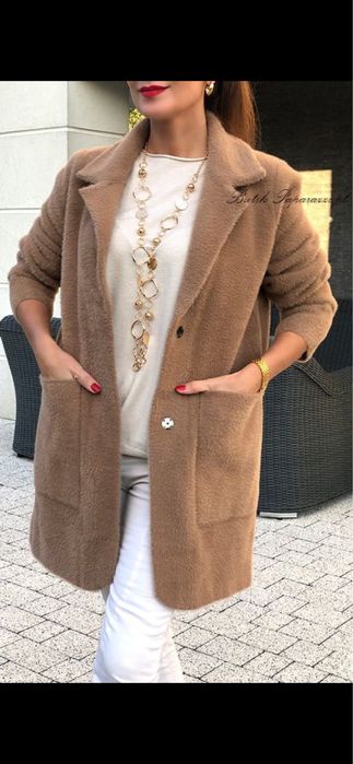 Płaszcz alpaka klasyczny -kolory