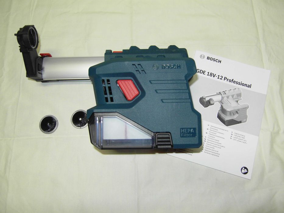 Młotowiertarka Bosch GBH 18V-22+GDE 18V-12+wkrętarka GSR 18V-55 L-boxx
