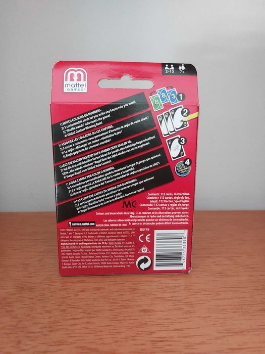 Uno (Board Game, Jogo de Tabuleiro