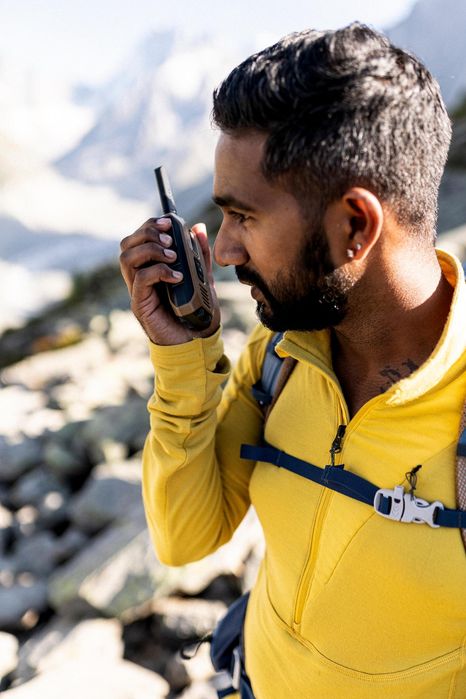 Walkie-talkie Recarregável por USB WT900 WP - 10 km - em estojo