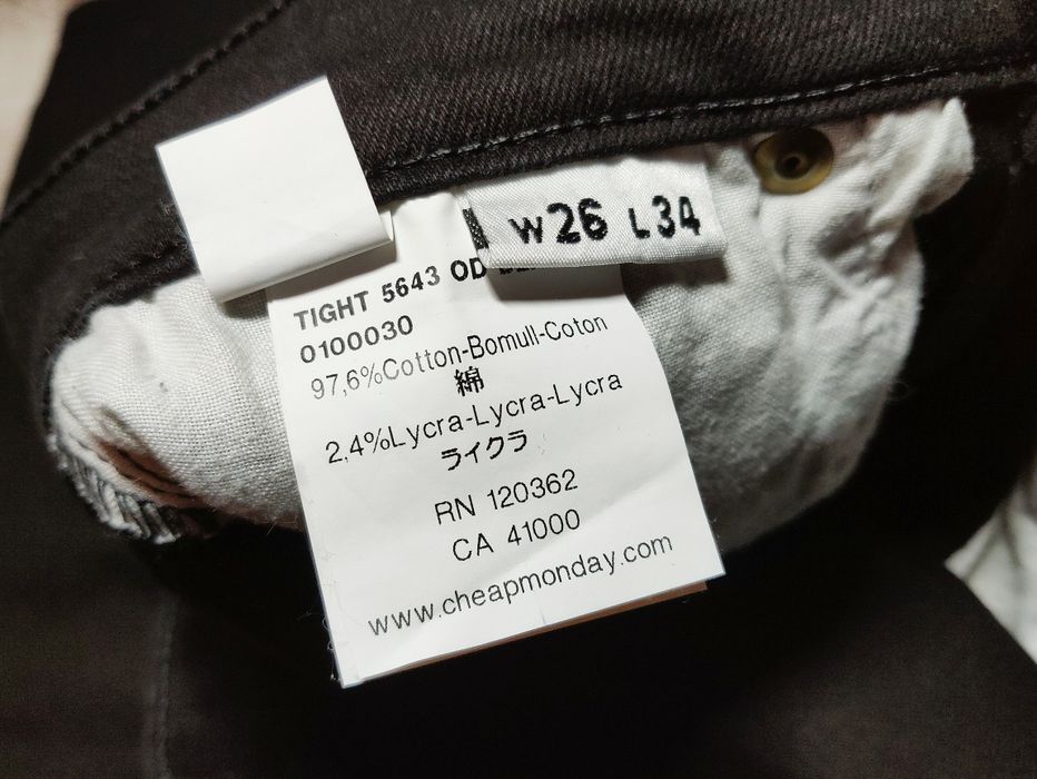 Spodnie z wysokim stanem Cheap Monday, W26/L34