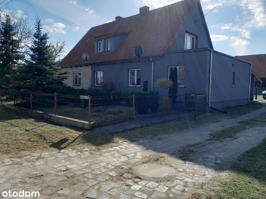 Dom jednorodzinny, duża działka , dwa pom.