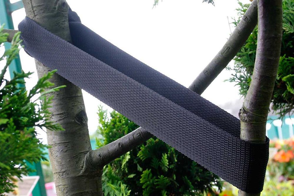 TAŚMA OGRODNICZA 3cm 4cm 5cm mocna tkana do podwiązywania roślin drzew