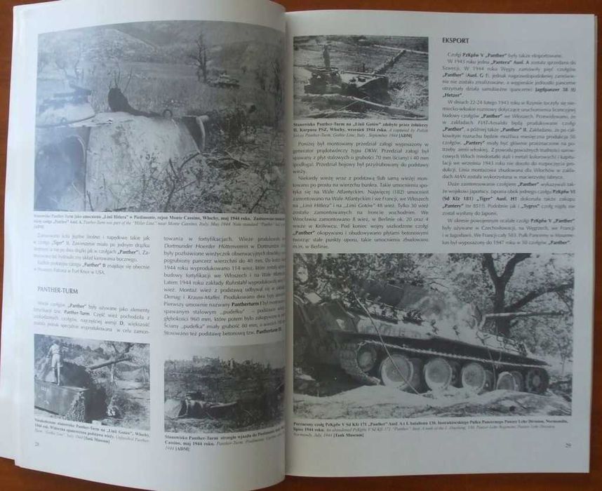 MILITARIA 60 Panther PzKpfw V Sd Kfz 171 "Panther" cz.1 Janusz LEDWOCH