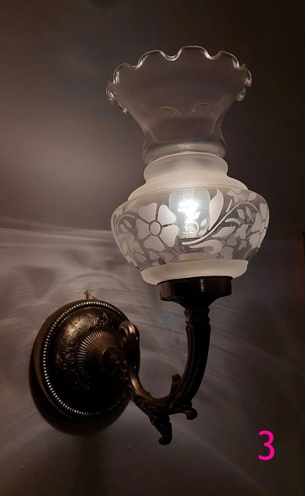 Candeeiros antigos (parede e teto)