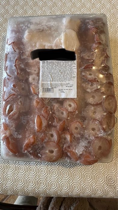 Polvo congelado - embalado