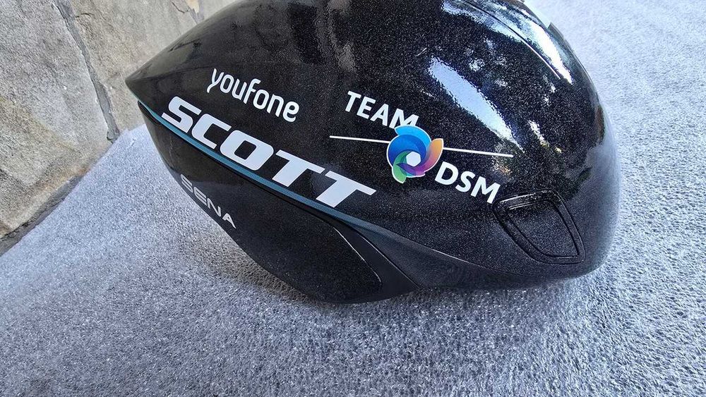 Велосипедний шолом для трыатлону Scott Split Plus time trial helmet