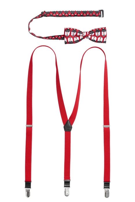 Laço e suspensórios boneco de neve H&M