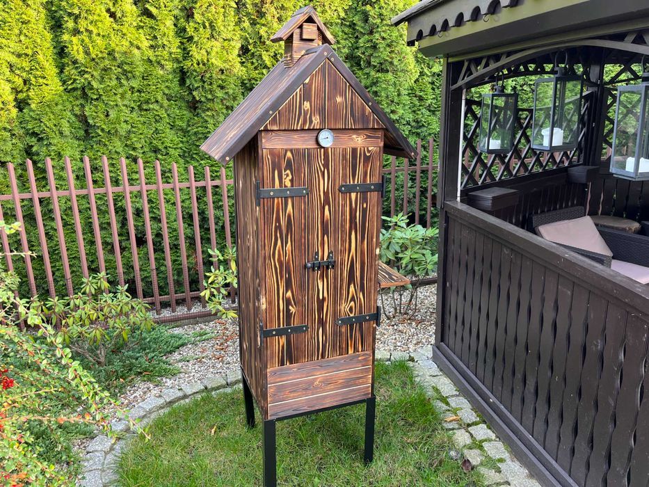 Wędzarnia ogrodowa drewniana DUŻY BIG BEN